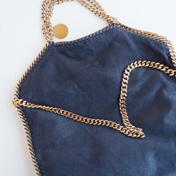 Authentic Preowned Stella McCartney Navy Fallabela Two Way Shoulder Bag - Picture 5 of 13